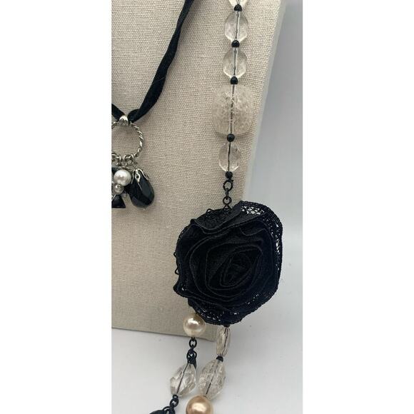 Lot Of 2 Whimsygoth Fairygoth Goth Steampunk Emo Necklaces - Picture 4 of 5